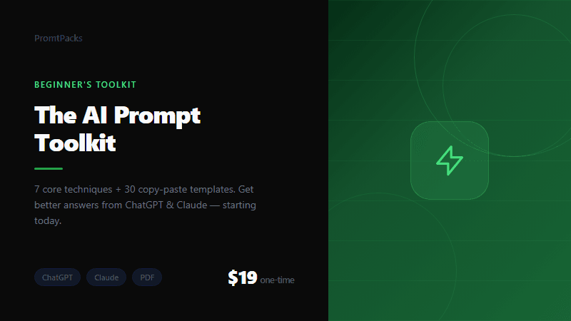 The Beginner's AI Prompt Toolkit