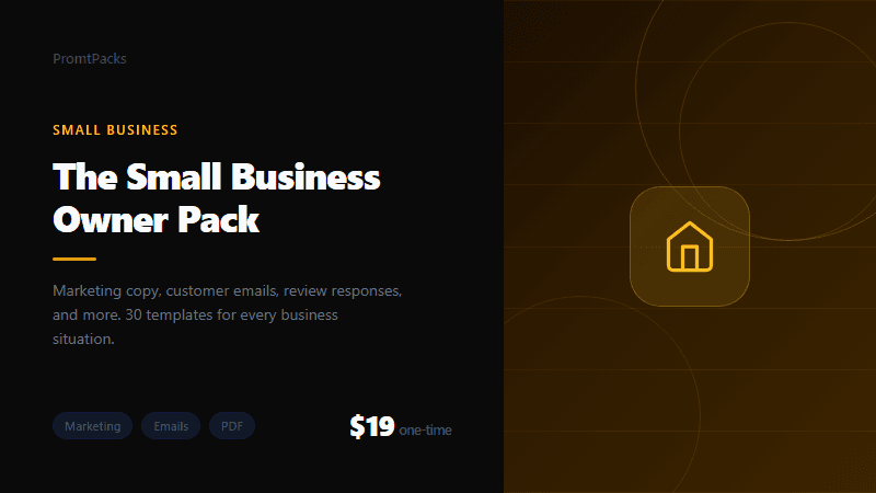 The Small Business Owner Pack